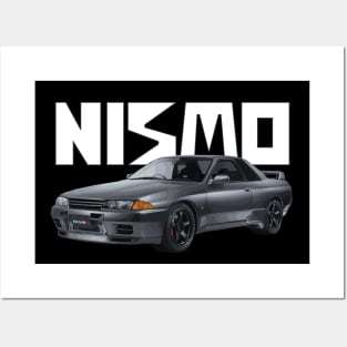 NISSAN SKYLINE R32 GTR V-SPEC II BNR32 NISMO S-TUNED Posters and Art